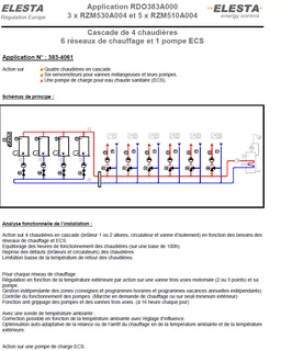 Schéma 3834061 : 4 chaudières + 6 réseaux